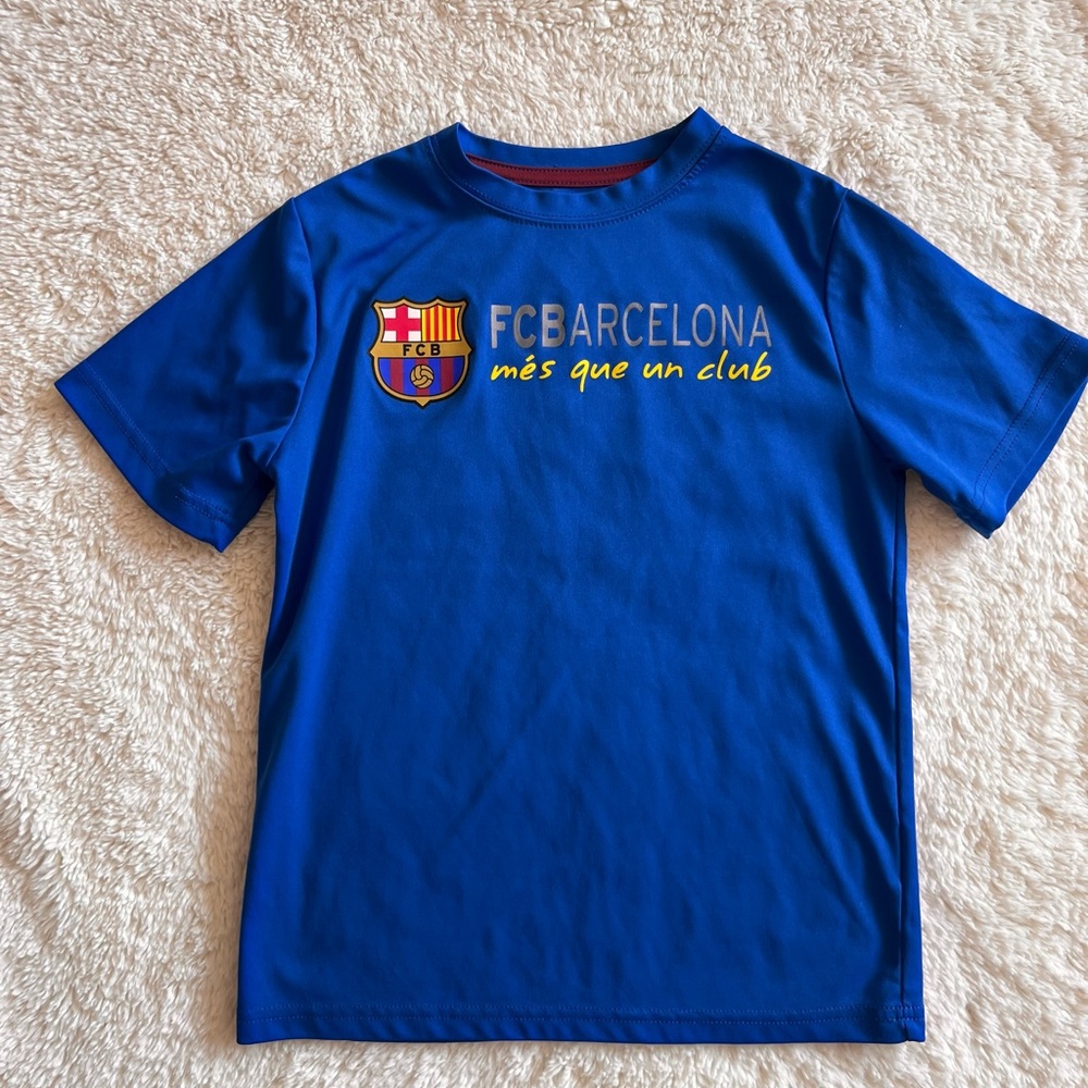 FCB Barcelona Fútbol Soccer Shirt Youth Sz M